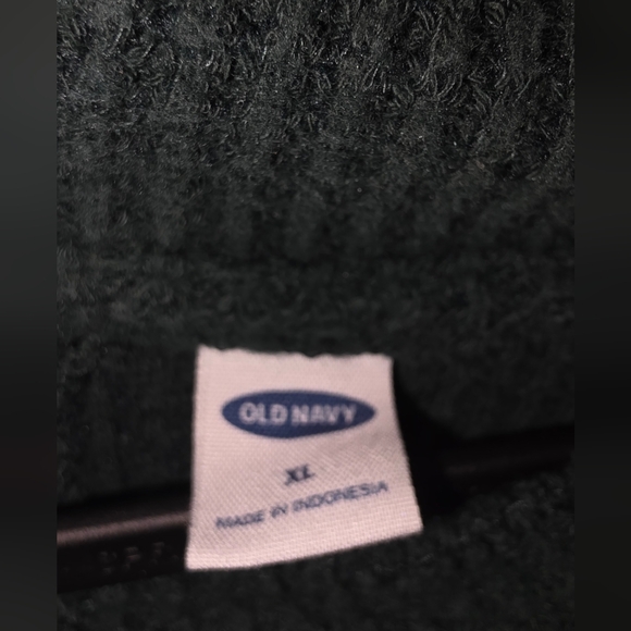 Old Navy Dark Green Cowl Neck Sweater - Picture 3 of 4